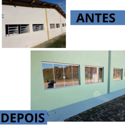 CREAS do Bugre, em Balsa Nova, recebe nova pintura